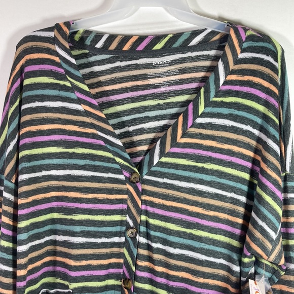 Joyspun Soft Long Sleeve Light Weight Two Pocket Jacket Size 2X New With Tags - Picture 2 of 9